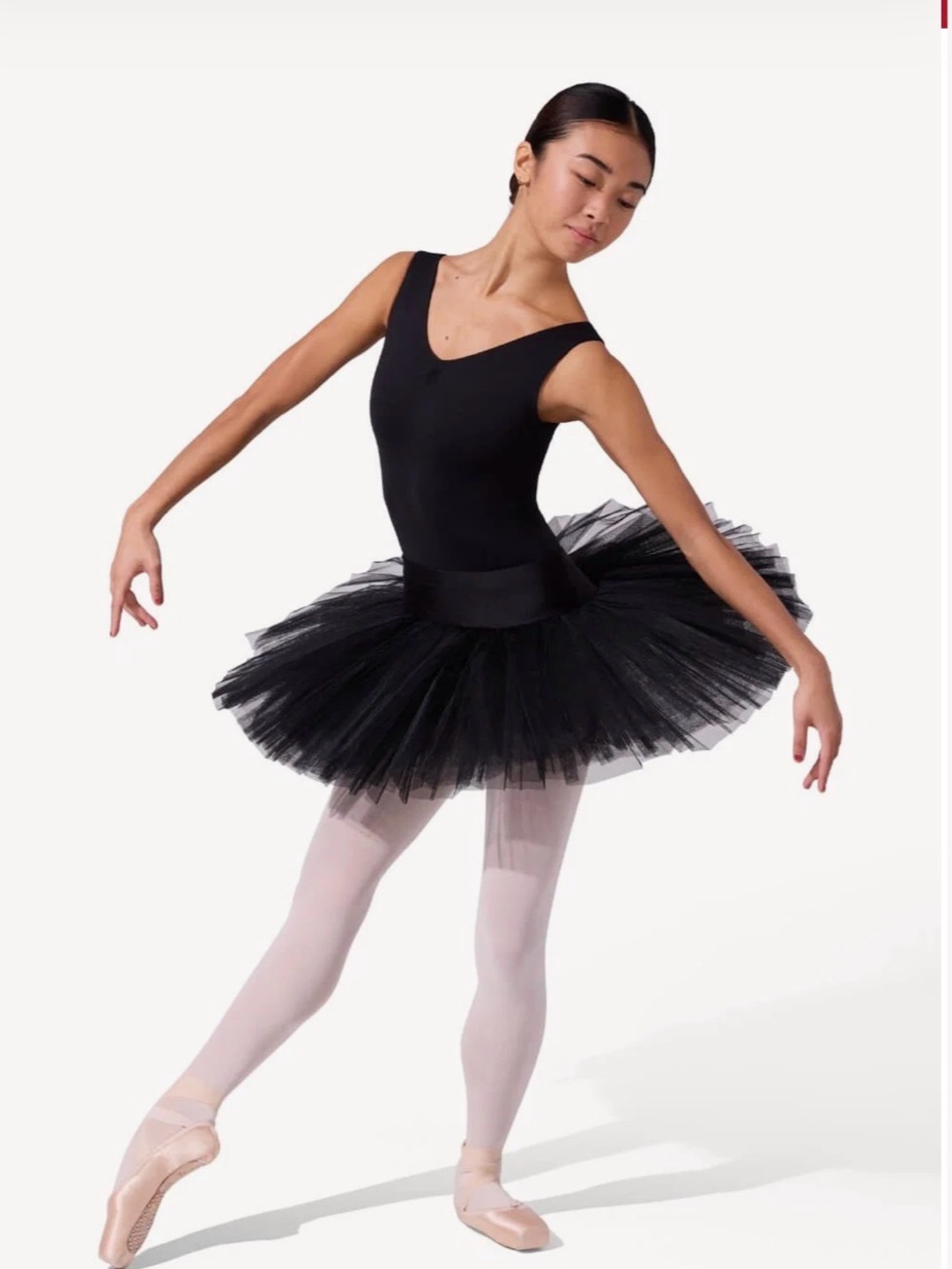 Capezio Seven Layer Practice Tutu Black AM